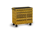 Rwraps 3D Carbon Fiber Gold (Digital) Tool Cabinetry Wraps
