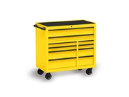 Rwraps Gloss Metallic Yellow Tool Cabinet Wrap
