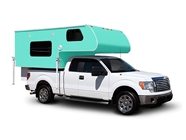 Rwraps Satin Metallic Turquoise Truck Camper Wraps