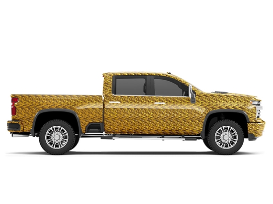 Rwraps 3D Carbon Fiber Gold (Digital) Do-It-Yourself Truck Wraps