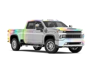 Rwraps Holographic Chrome Silver Neochrome Truck Wraps