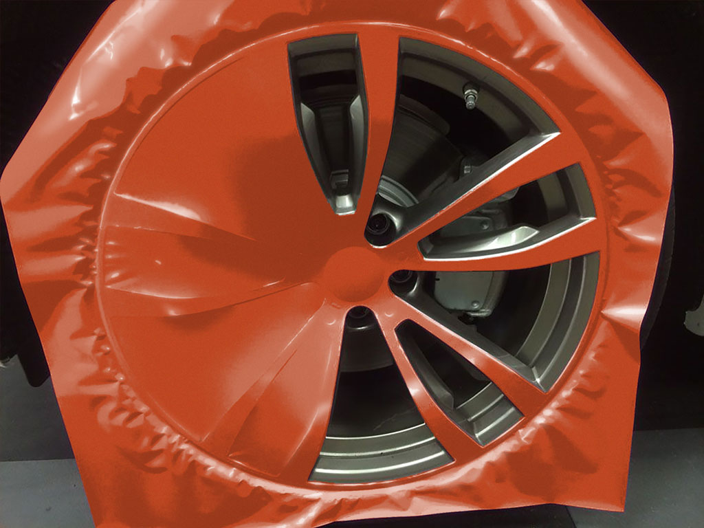 3M™ 1080 Gloss Fiery Orange Custom Wheel Installation Process