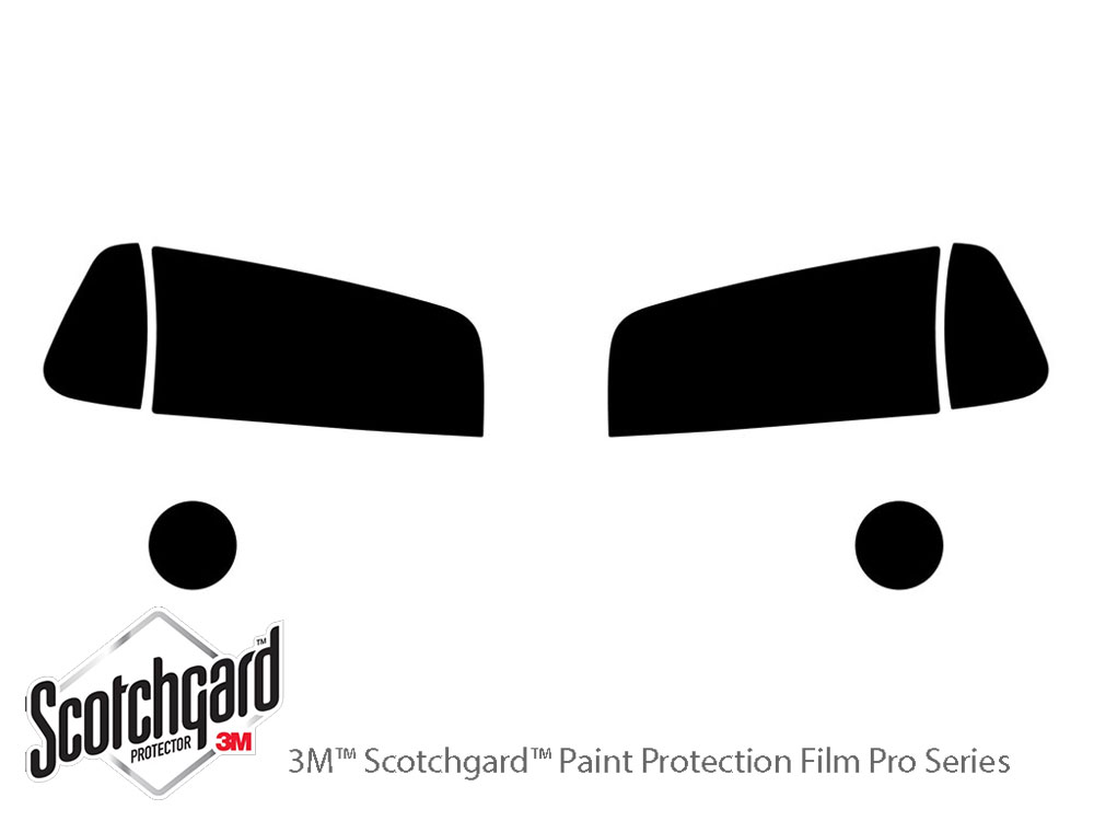 Dodge Charger 2006-2010 3M Pro Shield Headlight Protecive Film