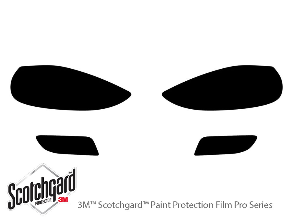 Dodge Stratus Coupe 2003-2005 3M Pro Shield Headlight Protecive Film