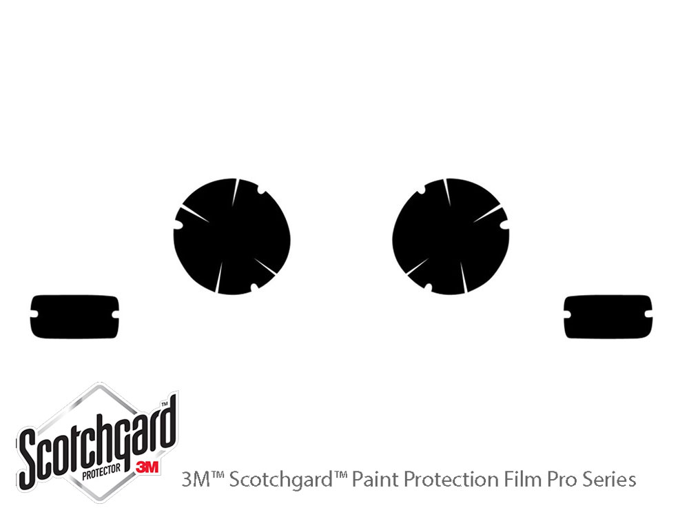 Jeep Wrangler 1997-2006 3M Pro Shield Headlight Protecive Film
