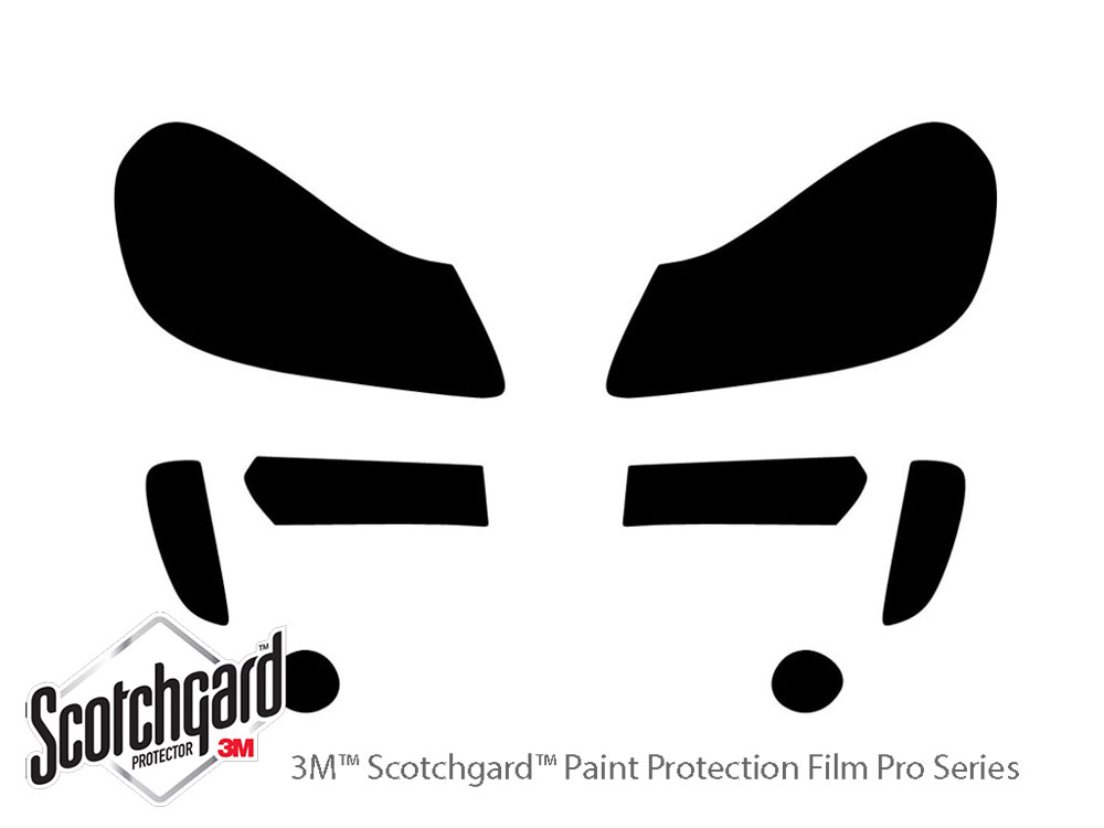 Porsche Cayenne 2008-2010 3M Pro Shield Headlight Protecive Film