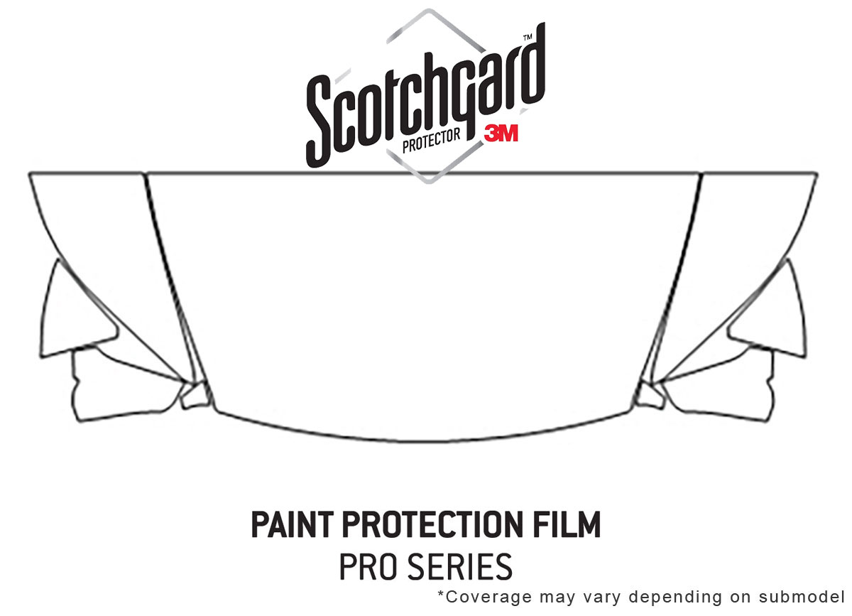 3M Scotchgard Paint Protection Film Clear Bra 2013 2014 2015 Lexus LS F-Sport
