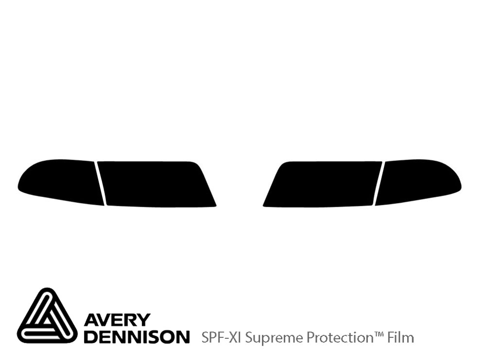 Audi A4 Sedan 1996-1998 PreCut Headlight Protecive Film