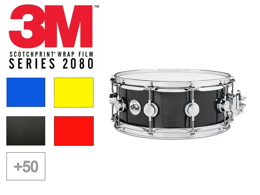 3M™ 2080 Series Drum Wraps Vinyl, Film, Sheet, Roll, Wrap