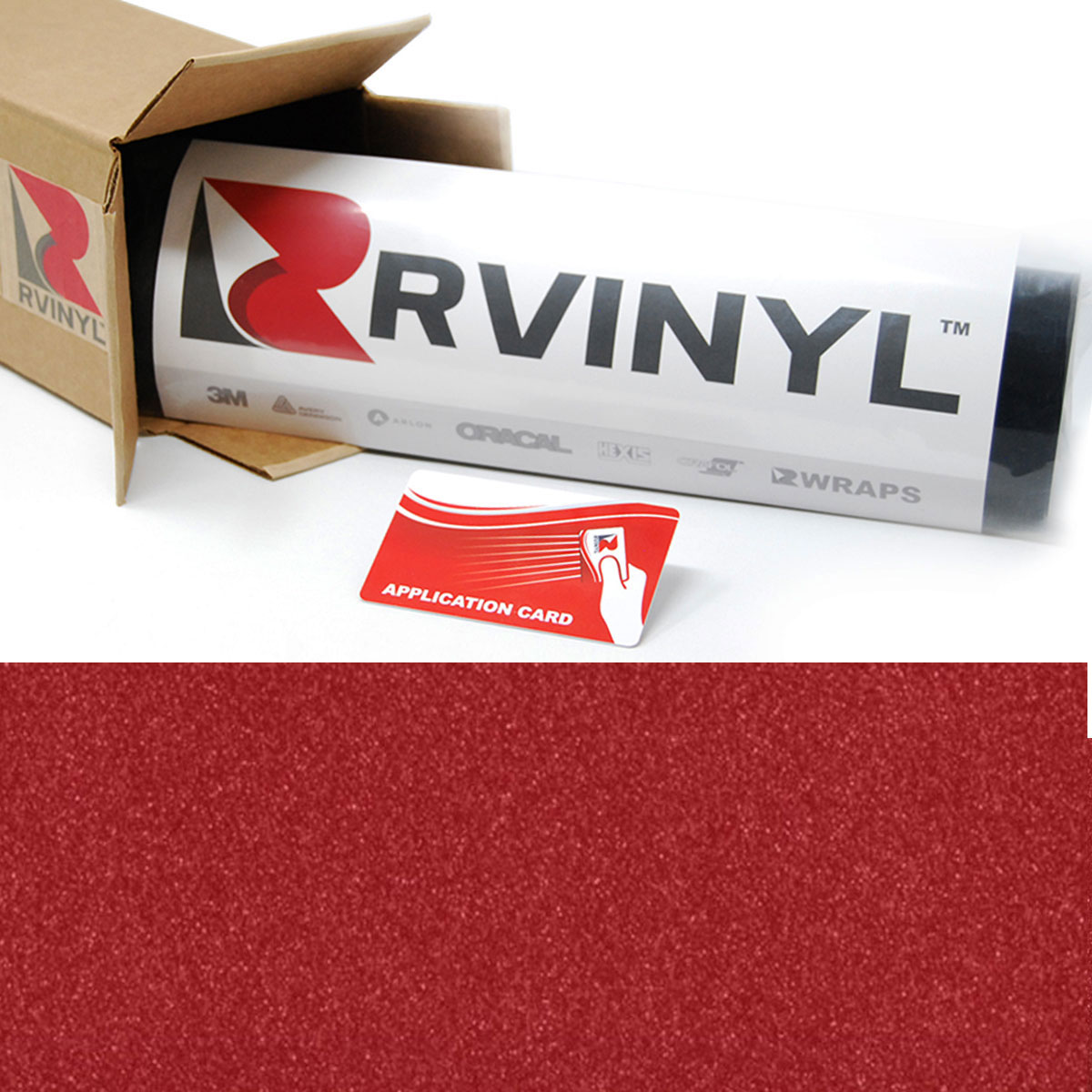 50x152cm FILM Gloss Red Metallic 3M 1080 G203 Vinyle COVERING Series Wrapping