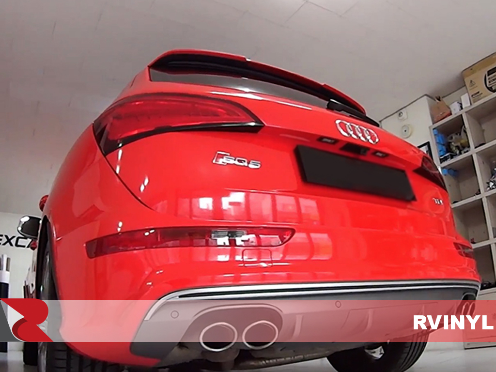 3M 2080 Series Gloss Hot Rod Red Rear Wrap
