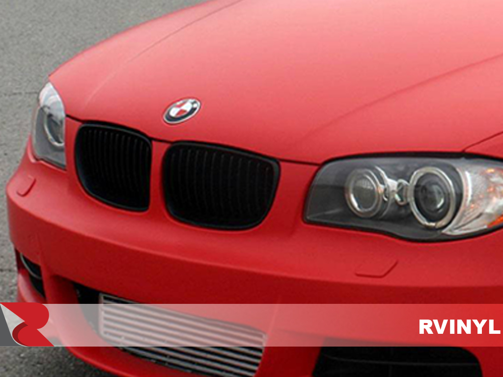 3M 2080 Series Matte Red Front Grille Wrap