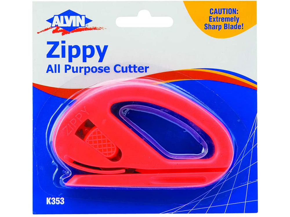 Alvin Zippy All Purpose Cutter Retail Package for Film Slitting