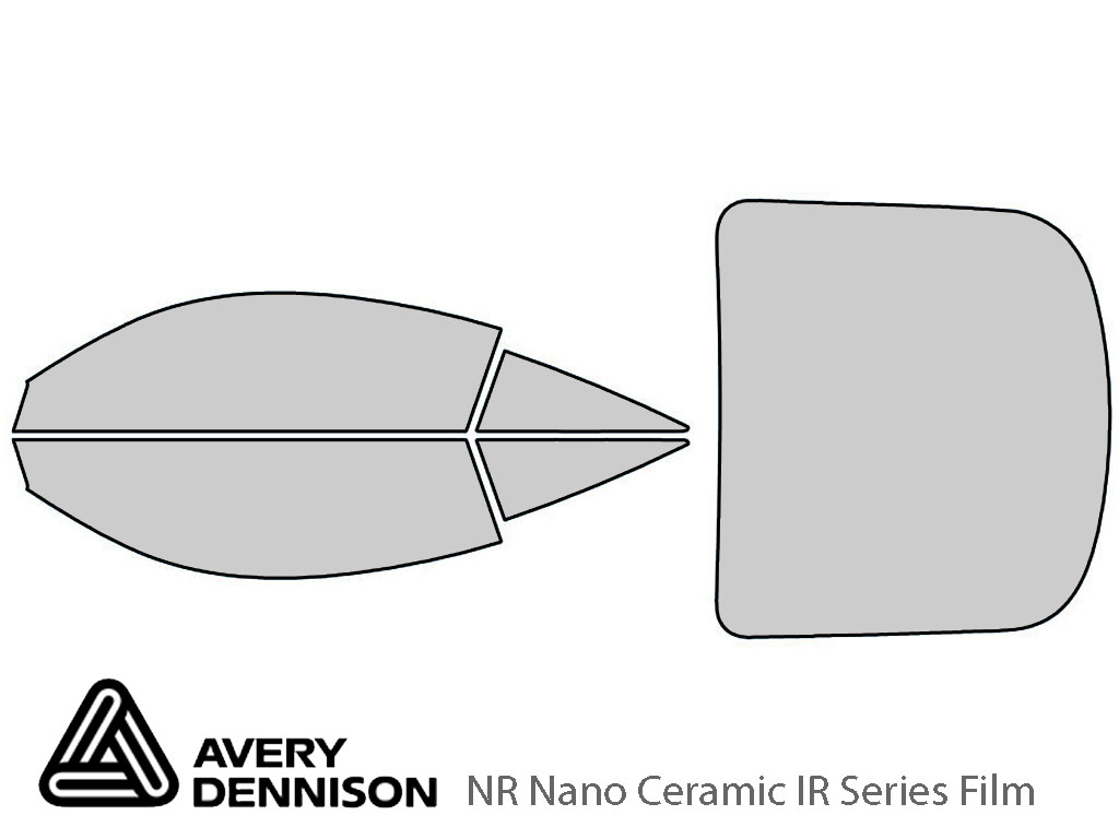 Avery Dennison Audi TT 2008-2015 (Coupe) NR Nano Ceramic IR Window Tint Kit