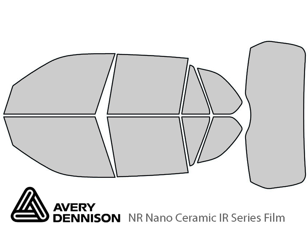 Avery Dennison BMW X5 2007-2013 NR Nano Ceramic IR Window Tint Kit