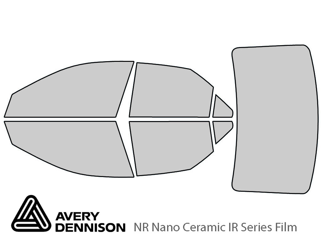 Avery Dennison Cadillac CTS 2008-2013 (Sedan) NR Nano Ceramic IR Window Tint Kit