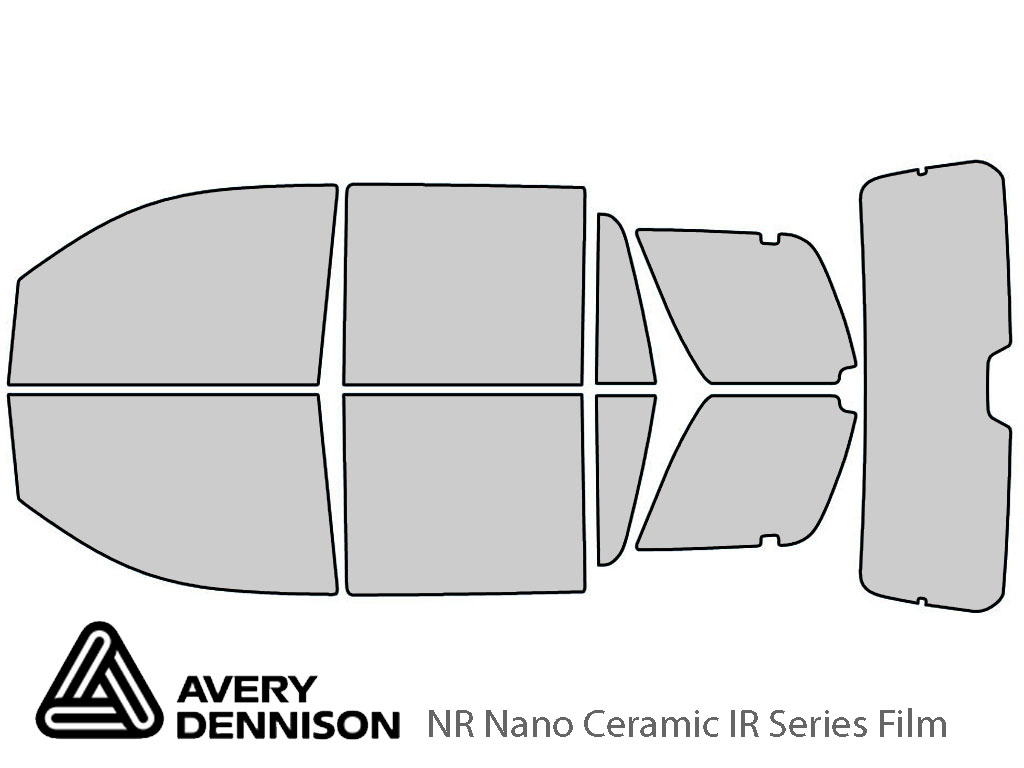 Avery Dennison Cadillac Escalade 2015-2020 NR Nano Ceramic IR Window Tint Kit