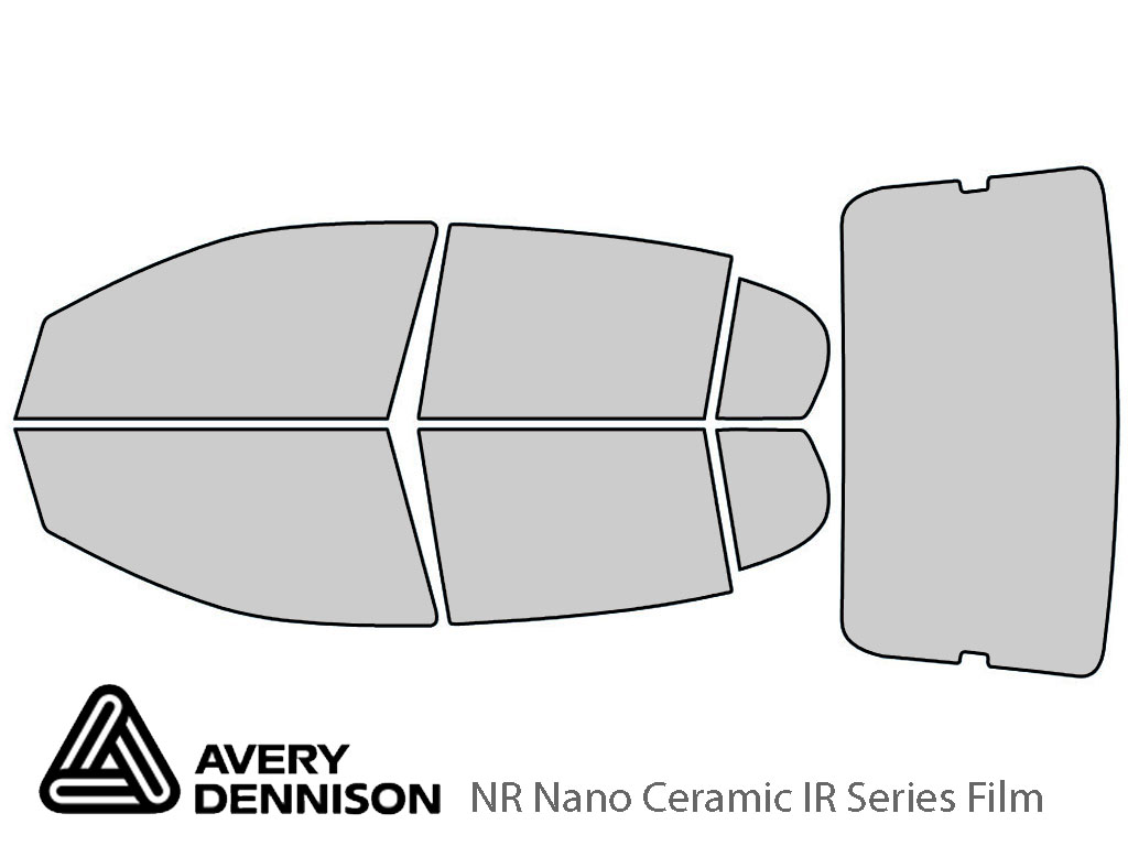 Avery Dennison Chevrolet Cobalt 2005-2010 (Sedan) NR Nano Ceramic IR Window Tint Kit