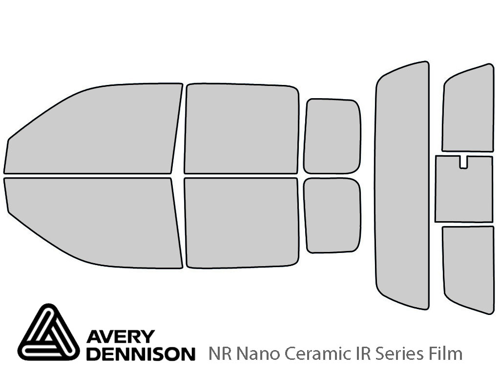 Avery Dennison Chevrolet Colorado 2004-2012 NR Nano Ceramic IR Window Tint Kit