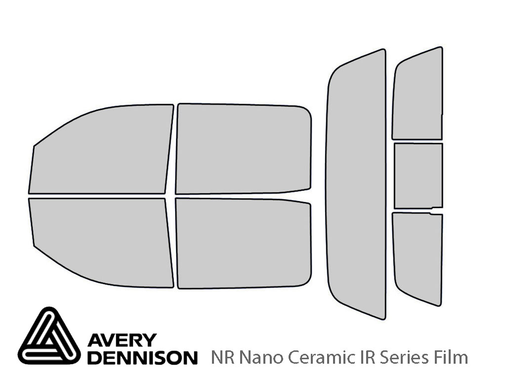 Avery Dennison Chevrolet Silverado 2014-2018 (4 Door) NR Nano Ceramic IR Window Tint Kit