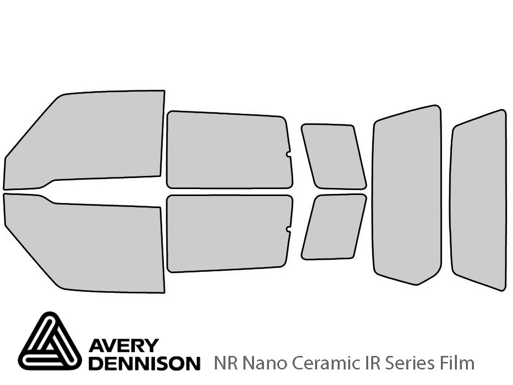Avery Dennison Chevrolet Tracker 1998 (2 Door) NR Nano Ceramic IR Window Tint Kit