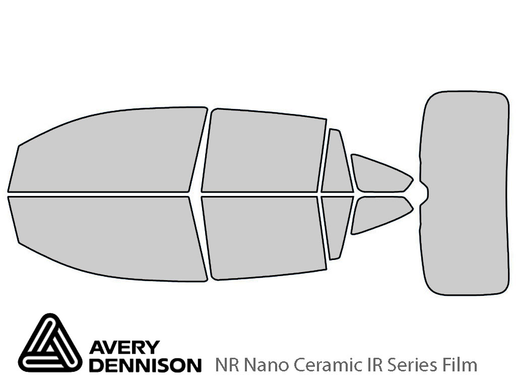 Avery Dennison Dodge Caliber 2007-2012 NR Nano Ceramic IR Window Tint Kit