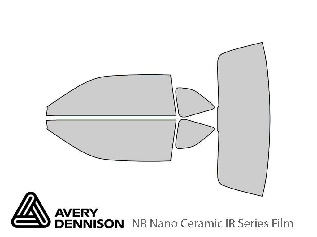 Avery Dennison Dodge Challenger 2008-2021 NR Nano Ceramic IR Window Tint Kit
