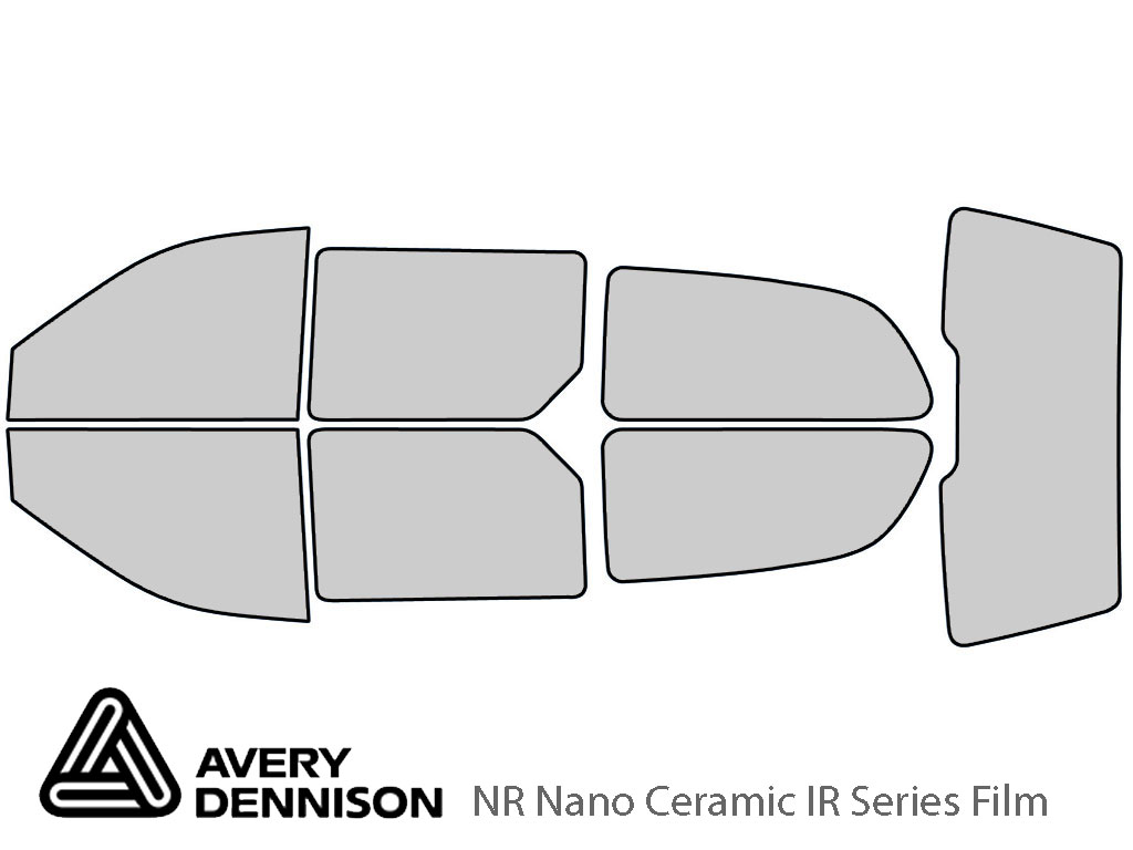 Avery Dennison Dodge Grand Caravan 1996-2000 NR Nano Ceramic IR Window Tint Kit