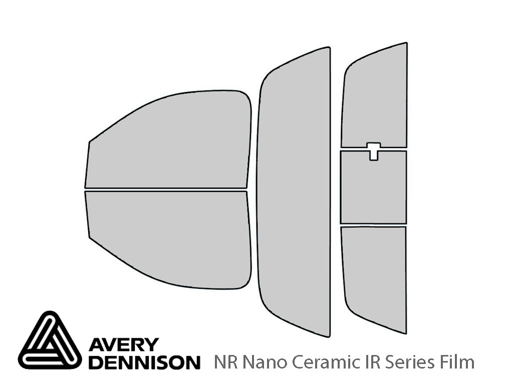 Avery Dennison Dodge Ram 2002-2008 (2 Door Regular Cab) NR Nano Ceramic IR Window Tint Kit