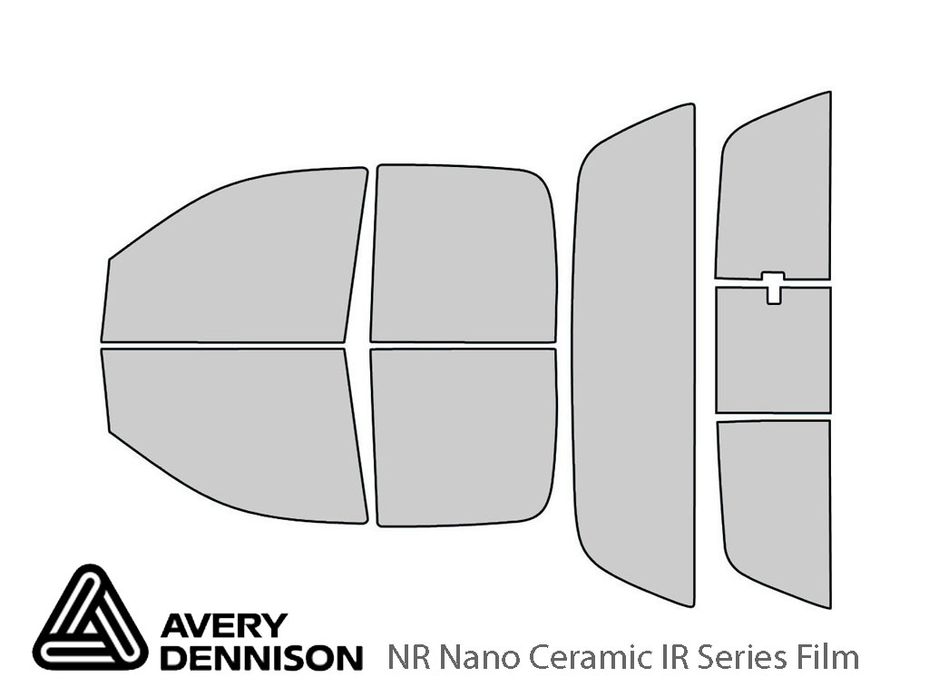 Avery Dennison Dodge Ram 2002-2008 (4 Door Quad Cab) NR Nano Ceramic IR Window Tint Kit