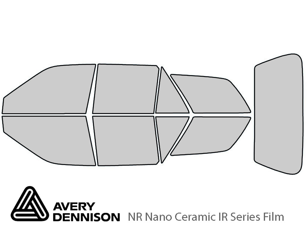 Avery Dennison Ford Escort 1997-1999 (Wagon) NR Nano Ceramic IR Window Tint Kit