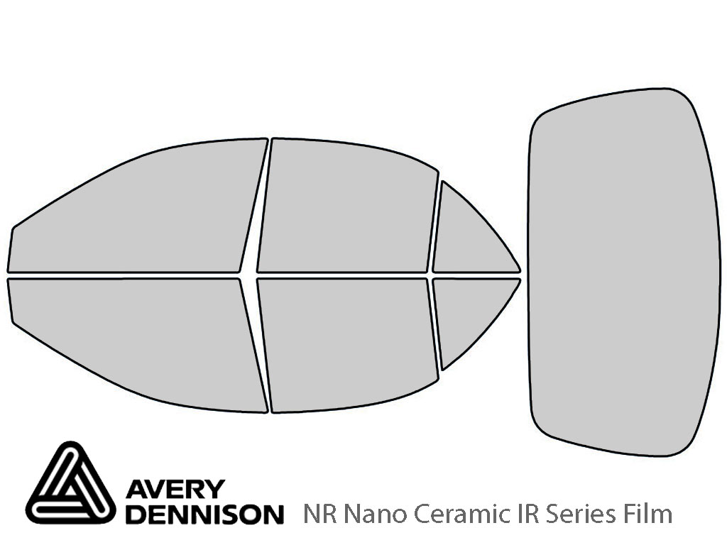 Avery Dennison Ford Escort 1997-2002 (Sedan) NR Nano Ceramic IR Window Tint Kit