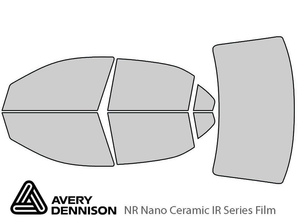 Avery Dennison Ford Fusion 2006-2012 NR Nano Ceramic IR Window Tint Kit
