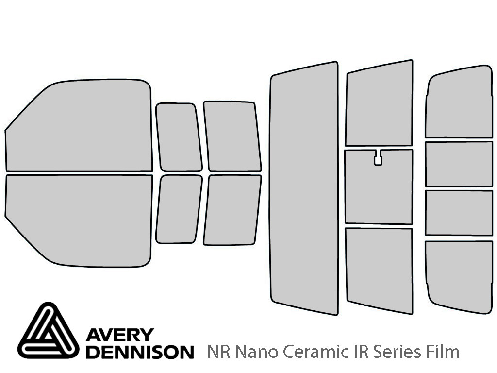 Avery Dennison Ford Ranger 1993-2011 NR Nano Ceramic IR Window Tint Kit