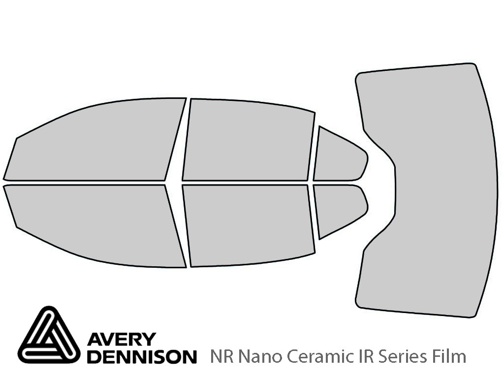 Avery Dennison Ford Taurus 2010-2012 NR Nano Ceramic IR Window Tint Kit