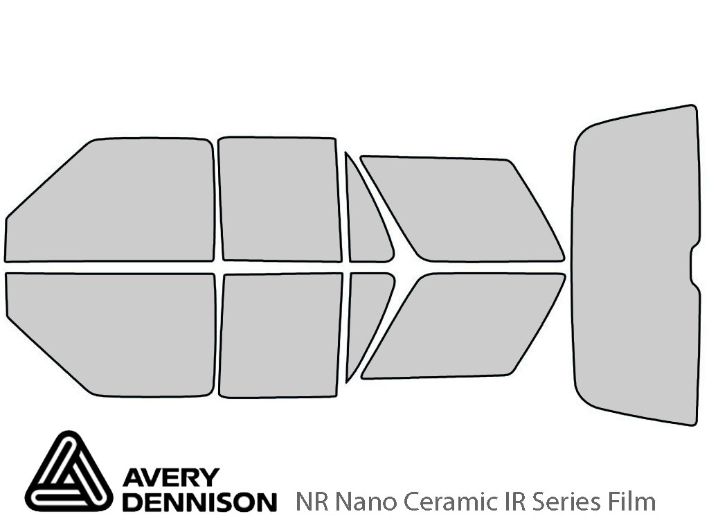 Avery Dennison GMC Envoy 1998-2001 NR Nano Ceramic IR Window Tint Kit