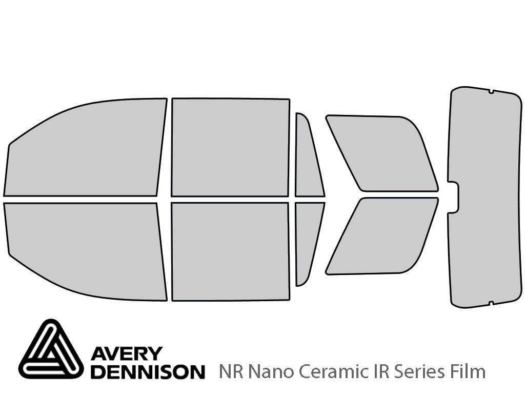 Avery Dennison GMC Yukon 2015-2020 NR Nano Ceramic IR Window Tint Kit