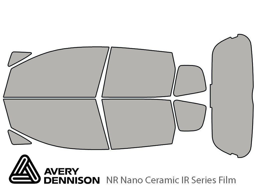 Avery Dennison Honda Fit 2007-2008 NR Nano Ceramic IR Window Tint Kit