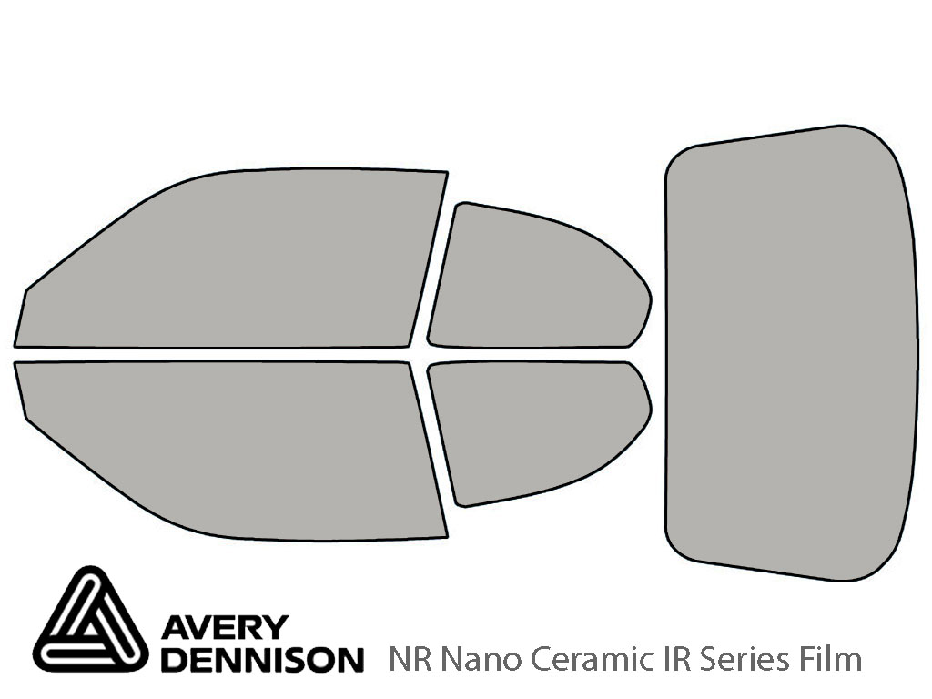 Avery Dennison Hyundai Accent 2006-2011 (Coupe) NR Nano Ceramic IR Window Tint Kit