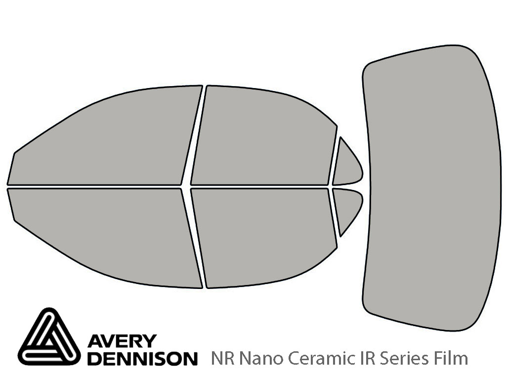 Avery Dennison Hyundai Elantra 1996-2000 (Sedan) NR Nano Ceramic IR Window Tint Kit