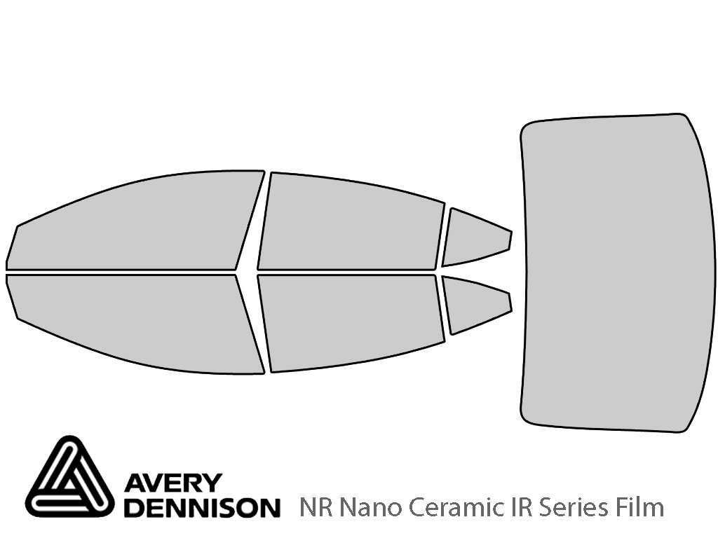 Avery Dennison Hyundai Elantra 2017-2020 (Sedan) NR Nano Ceramic IR Window Tint Kit