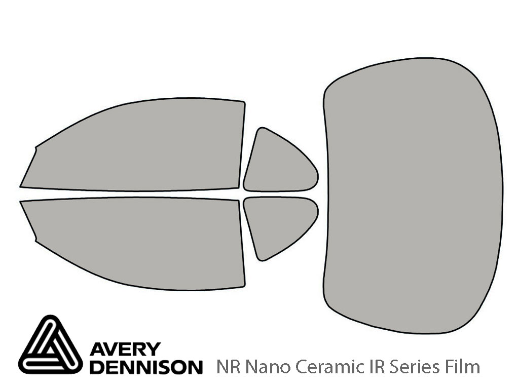Avery Dennison Hyundai Tiburon 1997-1999 NR Nano Ceramic IR Window Tint Kit