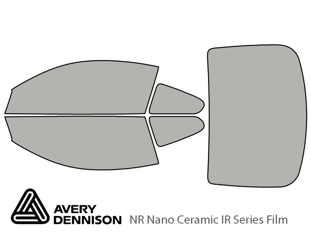 Avery Dennison Infiniti G37 2008-2013 (Coupe) NR Nano Ceramic IR Window Tint Kit