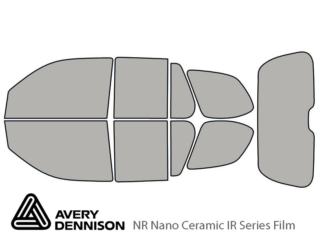 Avery Dennison Isuzu Ascender 2004-2008 NR Nano Ceramic IR Window Tint Kit