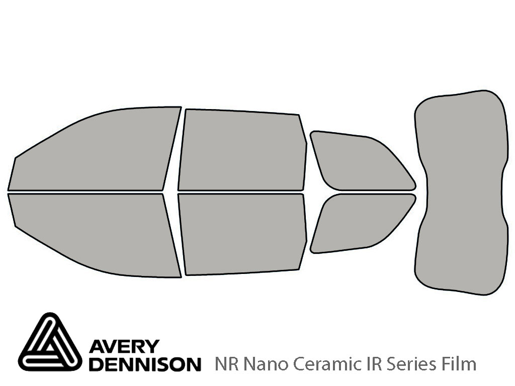 Avery Dennison Jeep Grand Cherokee 2014-2022 NR Nano Ceramic IR Window Tint Kit