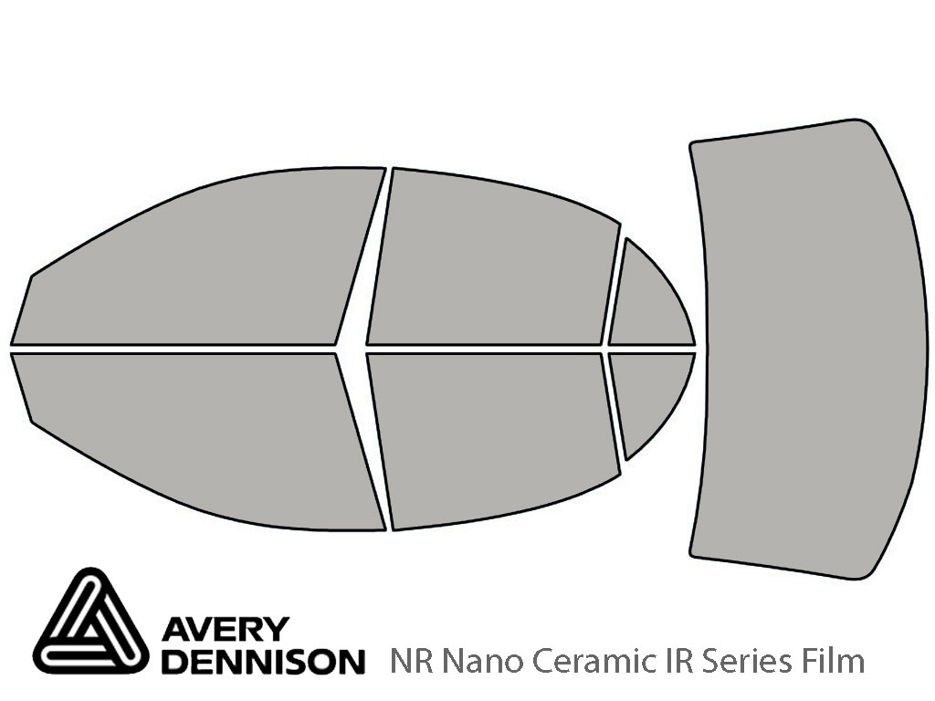 Avery Dennison Kia Rio 2001-2005 (Sedan) NR Nano Ceramic IR Window Tint Kit