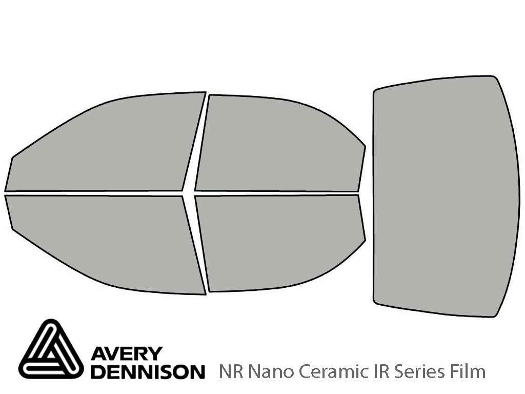 Avery Dennison Kia Spectra 2000-2004 (Wagon) NR Nano Ceramic IR Window Tint Kit