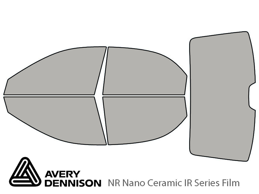 Avery Dennison Kia Spectra 2005-2009 (Sedan) NR Nano Ceramic IR Window Tint Kit