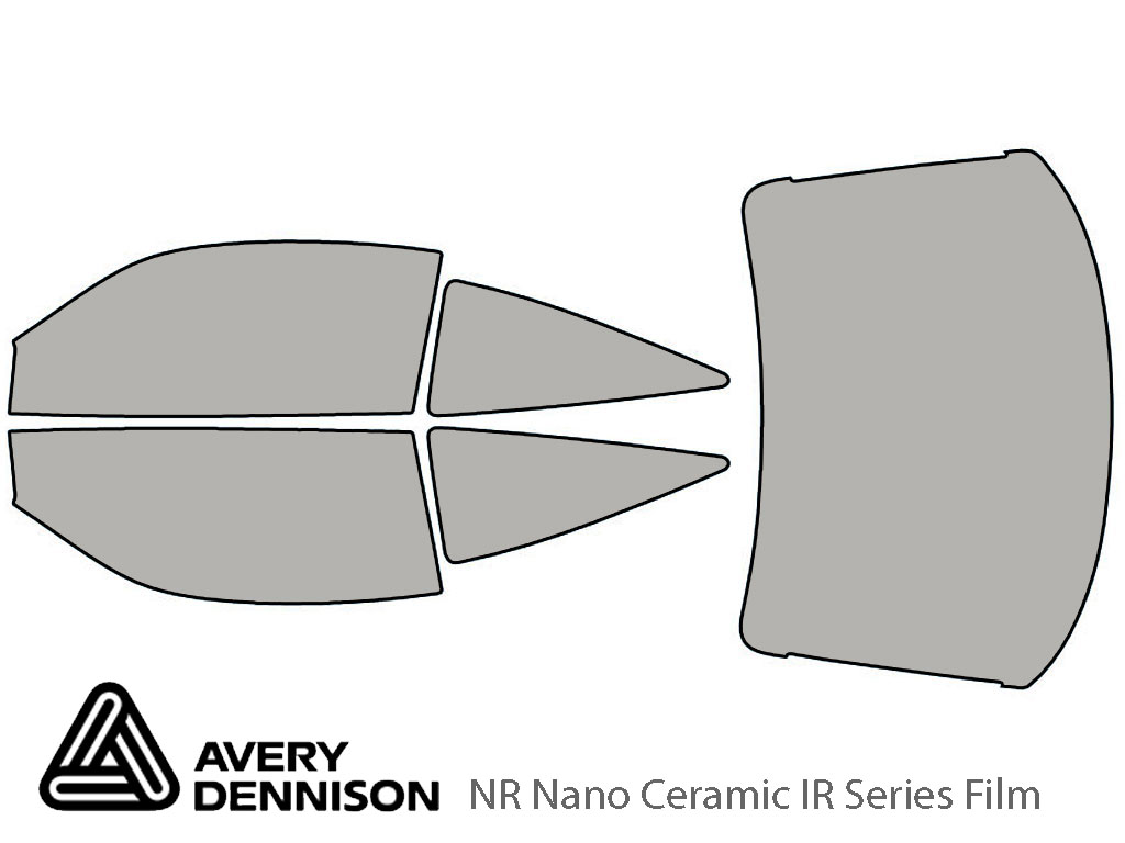 Avery Dennison Mazda MX-6 1993-1997 NR Nano Ceramic IR Window Tint Kit