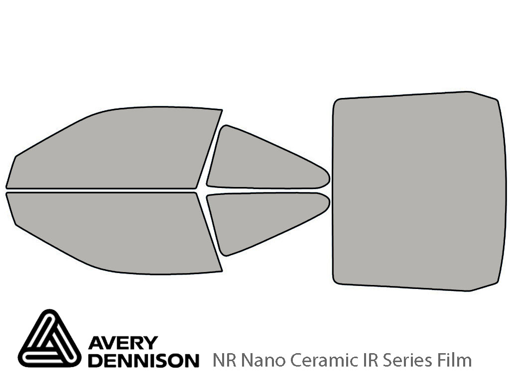 Avery Dennison Mitsubishi Eclipse 1990-1994 NR Nano Ceramic IR Window Tint Kit